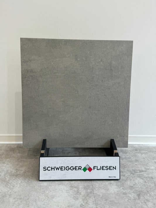 Feinsteinzeug Fliese – Grau 60x60 (R9)